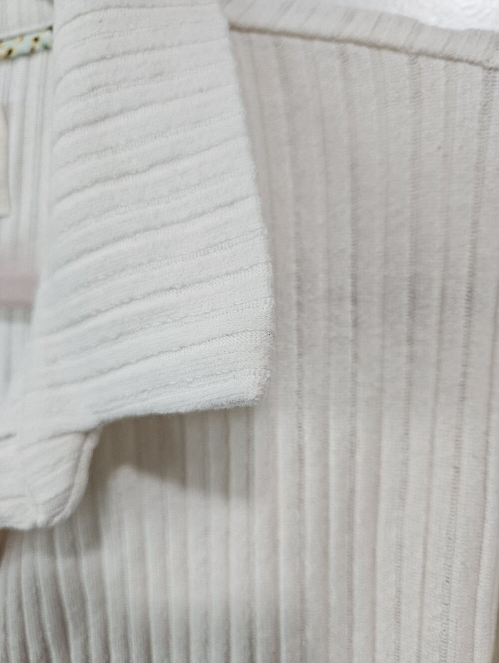 Umgee Beige Ribbed Button-Up Romper - Picture 8 of 11
